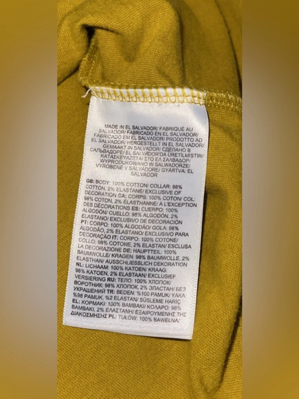 The North Face GI Graphic Tee Men’s Medium Mustard Yellow Joshua Tree Desert
